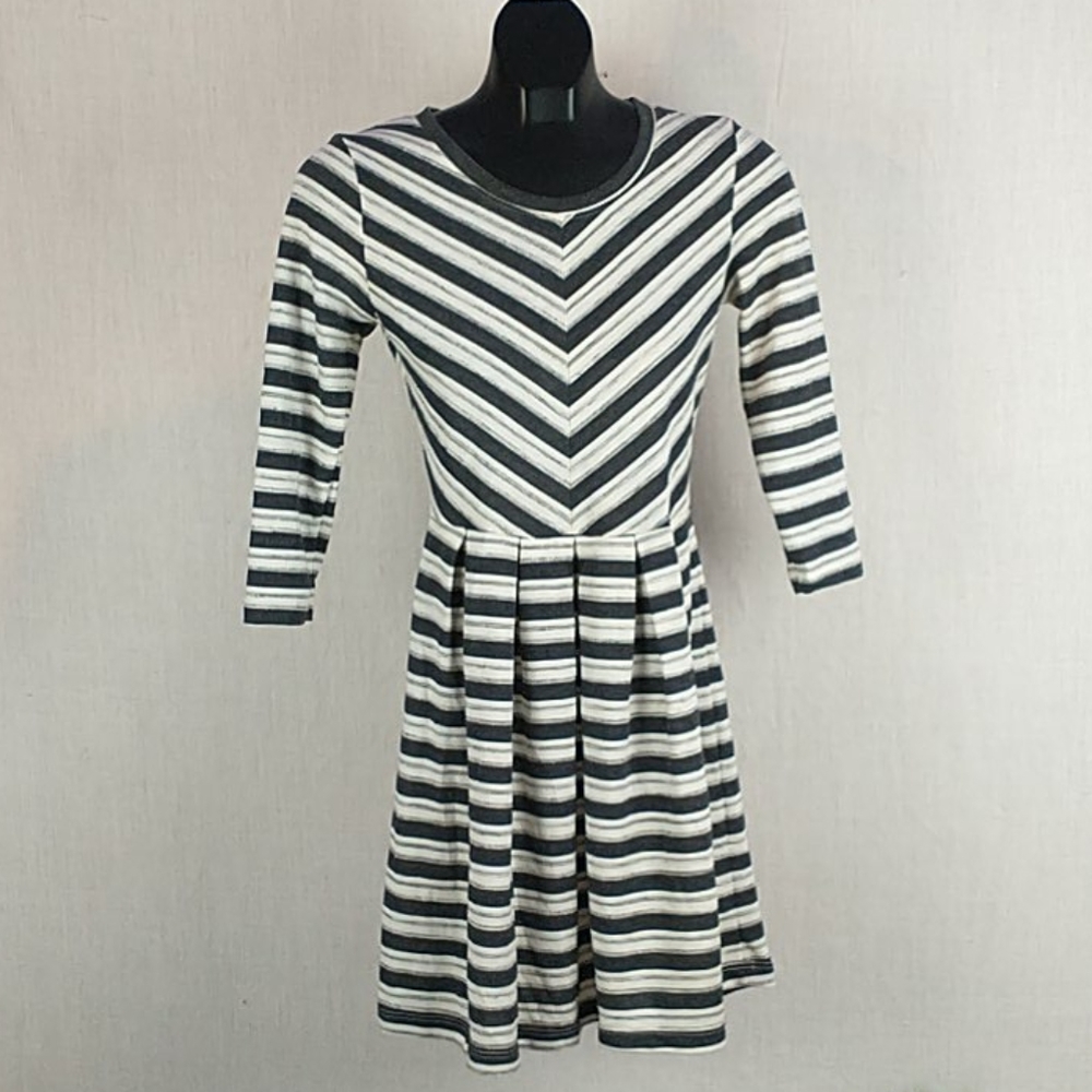 Puella Mitered Striped Knit Dress Size XS
